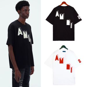 Camiseta de la camiseta diseñadora Tamisas gráfica TEE COMA Ropa de ropa Hipster Hipstage Wavel Waved Street Graffiti Letra de aluminio Impresión Folle de tamaño S-2xl