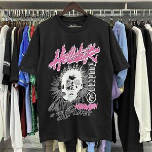Hellstar T-shirt Heren T-shirts 2023 Shirt Korte Mouw Tee Mannen Vrouwen Hoge Kwaliteit Streetwear Hip Hop Mode T-shirt ster Korte 298
