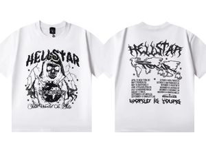 HELLSTAR T-shirt T-shirts masculins à manches courtes Tee Men Femmes de haute qualité Streetwear Hip Hop Fashion T-shirt Hell Star Helstar T-shirt Us Size S-XL