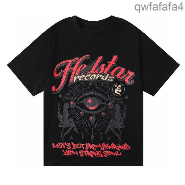 Hellstar camiseta para hombre camisetas hombres diseñadores camisetas mujeres camisetas Devil's Eye Impresión High Street Vintage Casual manga corta Rap Top YLS8