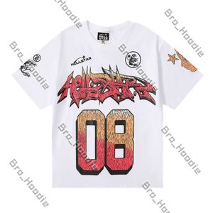 Hellstar T-shirt Rappe Mens Designer Tshirt Graphique Tee Vêtement Hipster Lavé Tissu Street Graffiti Lettrage Feuille Imprimer Vintage Hell Star Chemise À Manches Longues 3XL 753