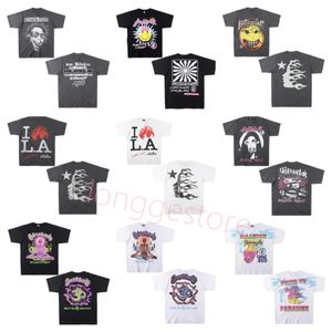 Hellstar T-shirts T-shirts de haute qualité pour hommes Chemises de créateurs pour hommes Vêtements d'été Mode Couples Coton Tee Casual Femmes T-shirts à manches courtes Hell Star 3a