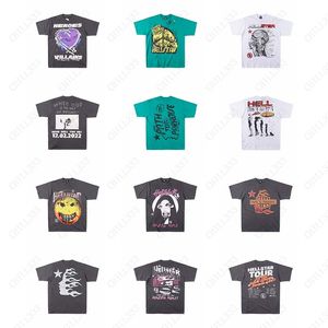 Hellstar T-shirts Plus Size Mannen T-shirt Zware Dikke 100% Katoen Tops Man Vintage Oversized Streetwear Tee Jeugd Tees Hellstars Big Tall Unisex Korte Mouwen