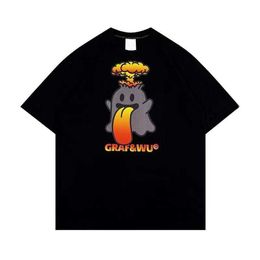 Hellstar University T-shirt À La Mode Hip-hop Rappeur Graffiti Imprimer Manches Courtes T-shirts Unisexe Couverture En Coton Homme Vintage T-shirts D'été Lâche 012