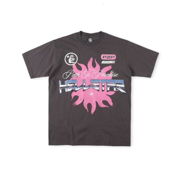 HellstarT-shirt 24ss designer T-shirt pour hommes Mode Hip Hop Spiritual Running Spirit Race Print Short en pur coton pour hommes et femmes 520889