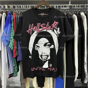 Hellstart Shirt Designer Men's T-shirts Hellstart T-shirt à manches courtes Tee Men Femmes de haute qualité Streetwear Hip Hop Hell Starr T-shirt Clothing 180