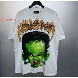 HellStart Shirt Rappe Men's Designer Camiseta Camiseta Rapadora Cantante Camiseta de la camiseta para hombres de la camiseta para hombres Retro Street Top Street Hell Hell