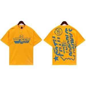 HELLSTART T-shirt Designer Y2K Brand Mens Clothing Men American Hip Hop Avatar Print Sweat à manches courtes Fashion Harajuku 714