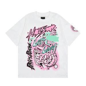 Hellstart t-shirts luxe heren mode origineel ontwerp hiphop zomer katoen hoge kwaliteit grafisch t shirt klassieke vintage t-shirt streetwear bot casual tops kleding