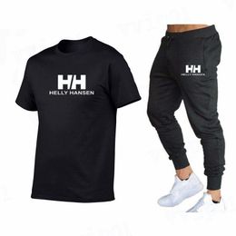 Helly Hansen camisetas Chándales Mujeres Hombres Diseñador Camiseta Impresión de letras Moda Trajes de manga corta Ropa de calle para hombre Camisetas Polos de algodón Ropa Tamaño grande S-3XL
