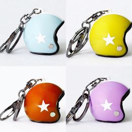 Helm 4.5 * 4.2cm Autosleutels Opknoping Drop Key Ring Key Finder Trinket Sleutelhanger Accessoires Sieraden Sets Auto-onderdelen