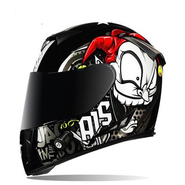 Casco Moto rcycle cara completa Moto cascos doble visera Racing Motocross Casco Casco Modular Moto Casco Moto Capacete275p