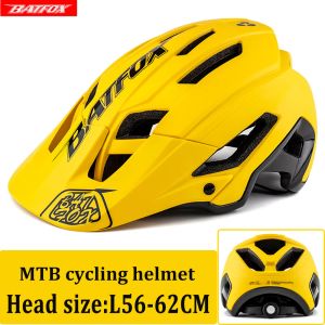 Casmets bat zorro mtb casco de bicicleta para hombres para mujeres casco de bicicleta integralmente móvil con visor amarillo montaña ruta kask ciclismo 2022