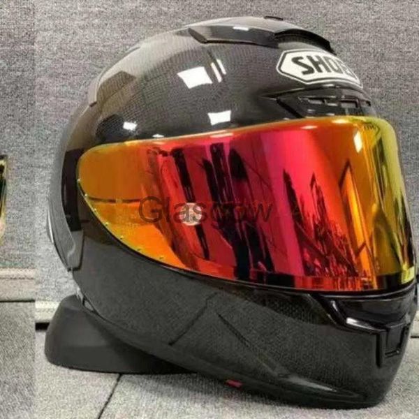 Casques Haute qualité en fibre de carbone nouveau SHOEI X14 moto casque lunettes pièce moto complète hommes et femmes quatre saisons sécurité
