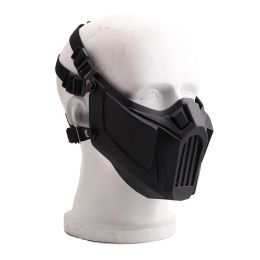 Helmets Caza Táctica Tactical de la mitad de la cara Masilla suave Desmontaje Desmontable Desconocido Respirante Resistente Protector Protector Accesorios deportivos Deportes