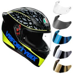 Шлемы Moto AGV Полнолицевой защитный шлем K1 Мотоциклетный шлем Speed 46 — опция козырька WN-EBNS