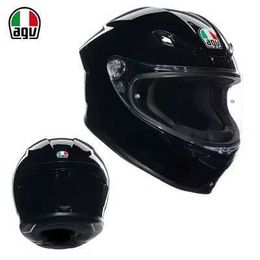 Caschi Moto AGV Moto Design Sicurezza Comfort Agv K6s Casco per Uomo Donna Anti Fog Stagione Racing Ciclismo e Corsa Tutti i Caschi Universali 24MR