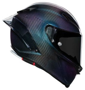 Casques Moto AGV Moto Design sécurité confort Italie Agv Pista Gp Rr Rossi fibre de carbone hippodrome Moto équitation casque intégral YD21