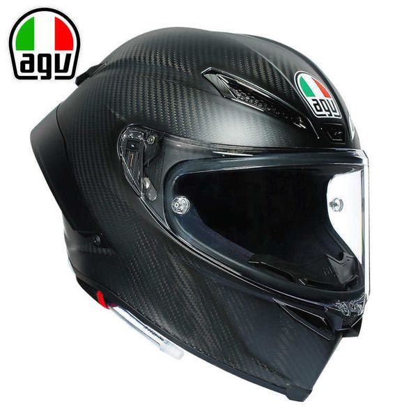 Casques Moto AGV Moto Design Sécurité Confort Agv Pista Gprr Rossi Chameleon Ice Blue Bow Fibre de Carbone Édition Limitée Casque Moto Intégral A344