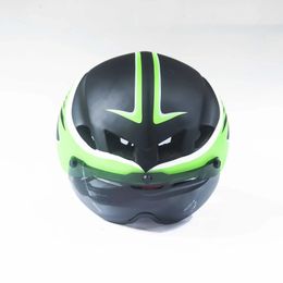 Casques Nouveau CAIRBULL Aero TT casque de cyclisme course vélo de route casque de sécurité avec lunettes magnétiques casque de vélo pneumatique Casco Con Gafas P0