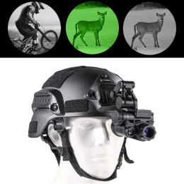 Helmen NVG10 Night Vision Goggle Green Monocular WiFi 1080p Tactische helmhoofd NightVision Range 200m/656ft voor jachtbewaking