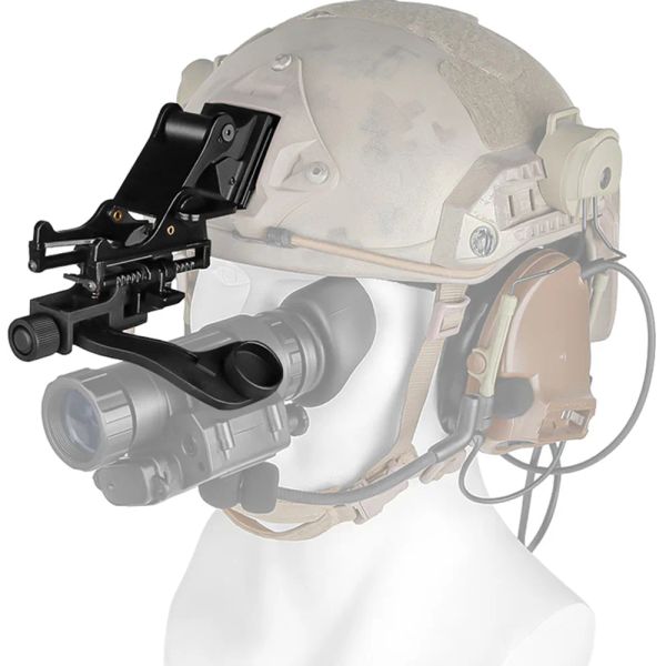 Casques Spina Tactical Tactical Caste Mount Kit PVS14 PVS7 Night Vision Goggle J Bracket Link ARM pour les accessoires de chasse en plein air