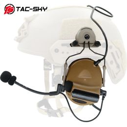 Casques Tacsky Tactical Tactical Casque Team Wendy Exfil Rail Adapter Stand Version Comtac II Protection auditive Hunting Airsoft Sports Headset