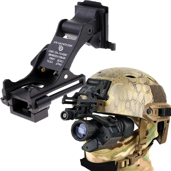 Casques Tactical Combat Night Vision Goggle NVG Mount Rhino Arm Bras pour la chasse Airsoft PVS14 PVS7 Mich M88 Casque rapide Drophippin