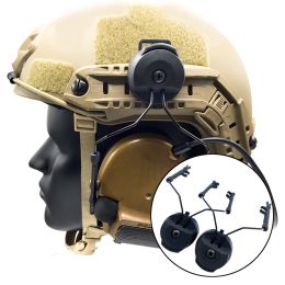 Casques adaptateur de rail à arc militaire rapide tactique pour les accessoires de casque de réduction du bruit de la suppression COMTAC C2 / C3