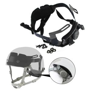 Casques casques tactiques Sangle réglable Casque rapide Suspension intérieure pour les accessoires de casque de chasse Airsoft