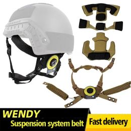 Casques Système de suspension tactique Wendy Tactical Casque, Casque Suspension Contrôle A réglable Fast Mich Hunting Casque accessoire