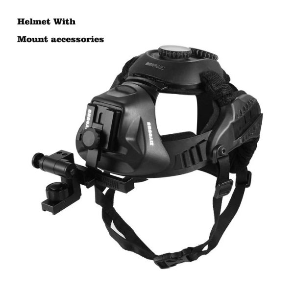 Cascos ziyouhu td368c cascos blandos tácticos multifuncionales, accesorios de caza de piezas de visión nocturna de visión de casco.