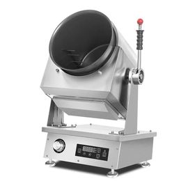 Maché de cocción de gas de restaurante útil útil Robot de cocina multi funcional Tambor automático Gas Wok Cooker Stove Kitchen Equipment201m