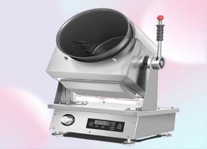 Machine de cuisson à gaz de restaurant utile Robot de cuisine multifonctionnel Tambour automatique Wok à gaz Cuisinière Équipement de cuisine 3902024