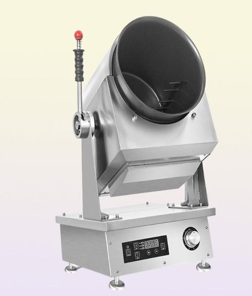 Máquina de cocción de gas de restaurante útil útil Robot de cocina multi funcional Tambor automático Gas Wok Cooker Stove Kitchen Equipment8819148