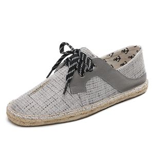 hennep 36-44 wit ademend stro 2022 touw heren dames groot formaat Nieuwe eur mode Ademend comfortabel zwart canvas groene schoenen Casual drie 1021