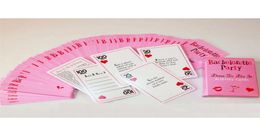 Hen Party Bachelorette Party Dare Cards Équipe de mariée pour être de fête Girls Out Night Prop Drinking Game Cards 4229929