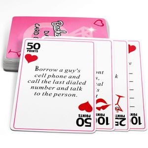 Hen Party Decoration Supplies Bachelorette Parties Games Drinken Dares Scavenger Hunt Cards Fun Bridal Douche Game