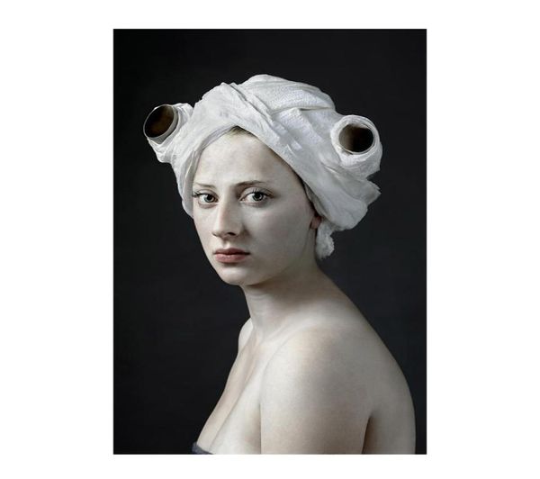 Hendrik Kerstens Pographs sa fille rouleau de papier affiche peinture impression décor à la maison encadré ou non encadré Popaper Material9448399