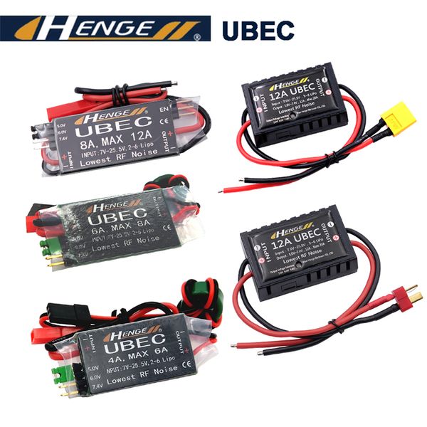 Herge 4A 6A 8A 12A UBEC 5V 6V 7.4V Mode commutateur Bec Stabilisateur de tension pour les accessoires de batterie du bateau RC Airplanes