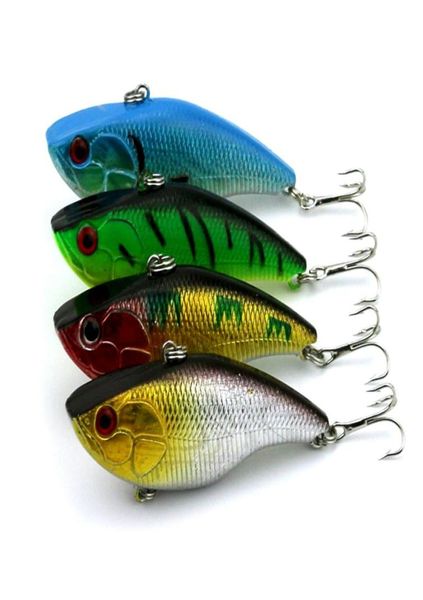 Hengjia VIB Fishing Lures 20pcslot 4 couleurs 75cm 146GVI004Game vibrale Crank BAITS vibrations pêcheurs BAITS7361282