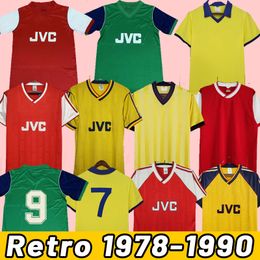 HENRY BERGKAMP V. PERSIE Mens RETRO Soccer Jerseys VIEIRA MERSON ADAMS Accueil Chemise de football Uniformes 82 83 84 85 86 87 88 89 90 1978 1982 1983 1984 1985 1986 1988 1990