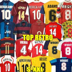 HENRY HOME MAILLOT DE FOOTBALL MAILLOT DE FOOTBALL vintage PIRES REYES 02 03 Rétro 05 06 99 BERGKAMP 94 95 ADAMS Persie 96 97 Galla classique 86 87 89 WRIGHT HIGHBURY