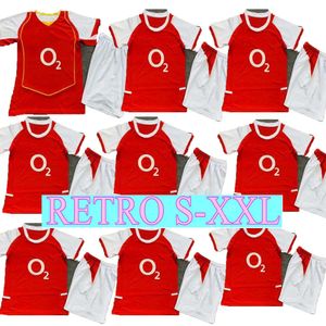 HENRY Retro enfants maillots de football HIGHBURY PIRES REYES 02 03 05 06 92 93 94 95 96 98 99 BERGKAMP ADAMS Persie Galla V. PERSIE 88 89 90 CHEMISE DE FOOTBALL classique vintage