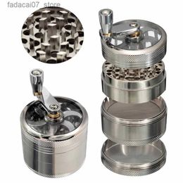 Herb Grinder 4 couches en alliage de zinc 40 mm à base de métal Home Spice Crusher Kitchen Grinder Cigarette Tool Q240407