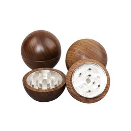 Kruidenmolen sferisch houten rook huishouden roken accessoires tabakslijsten 37x54 mm drop levering huizen tuin zonsondergen heen dhiov