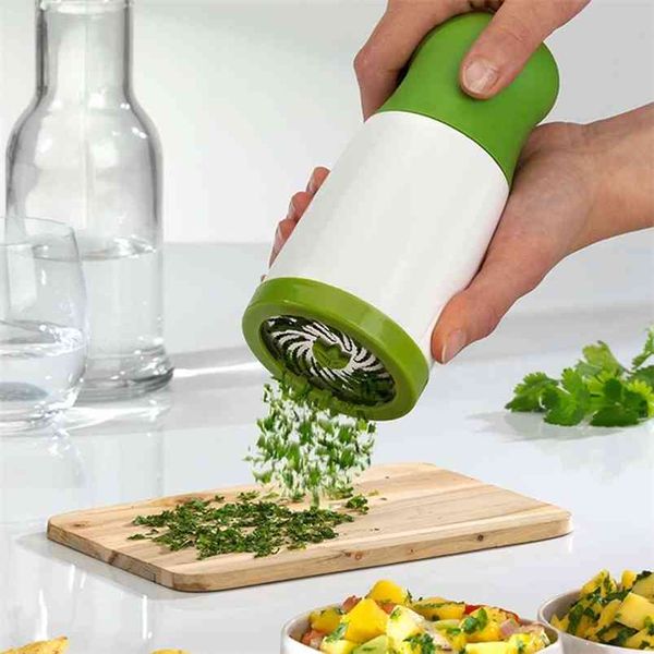 Broyeur d'herbes Moulin à épices Broyeur de persil Chopper Fruit Coupe-légumes Gadgets de cuisine Outils de cuisine 210611