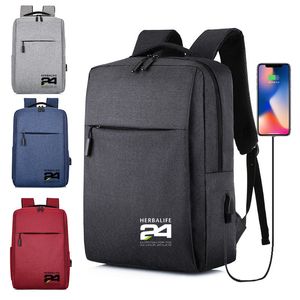 Herbalife 24 Fit USB Sac à dos rechargeable pour alpinisme en plein air Randonnée Voyage Herbalife Fitness Sac à dos Q0705