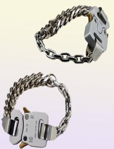 Hero Chain Alyx Gesp Armband Mannen Vrouwen Hoge Kwaliteit 1017 Alyx 9sm Opengewerkte Letters Roestvrij Stalen Ketting Q06227015123