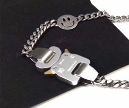 Hero Chain ALYX Studio Metal Chain Collier Bracelet Bracelet Men Femmes Hip Hop Extérieur accessoires de rue 9112712
